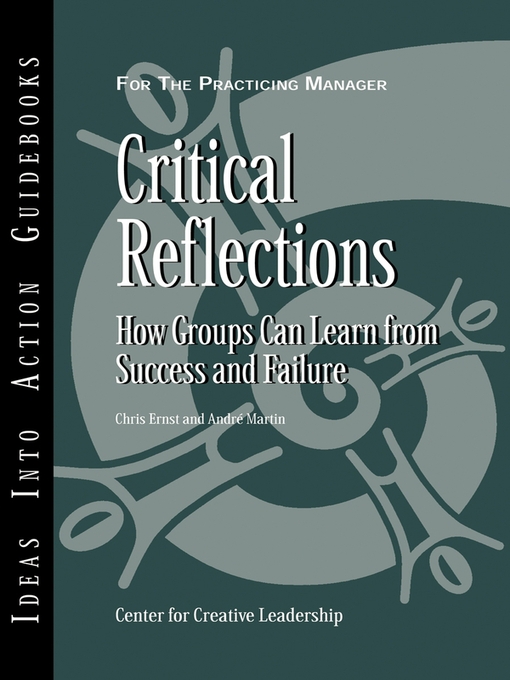 Title details for Critical Reflections by Center for Creative Leadership (CCL) - Available